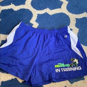 Run Disney athletic shorts